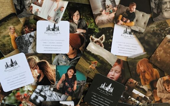Homepage wizytówki fotografa Anna krol
